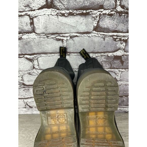 Dr Doc Marten’s Pascal Black Leather Lace Up Combat Boots Women’s Sz 7M US/38EU - Picture 8 of 16